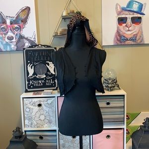 Woman’s hand bleached fashion vest BoHo